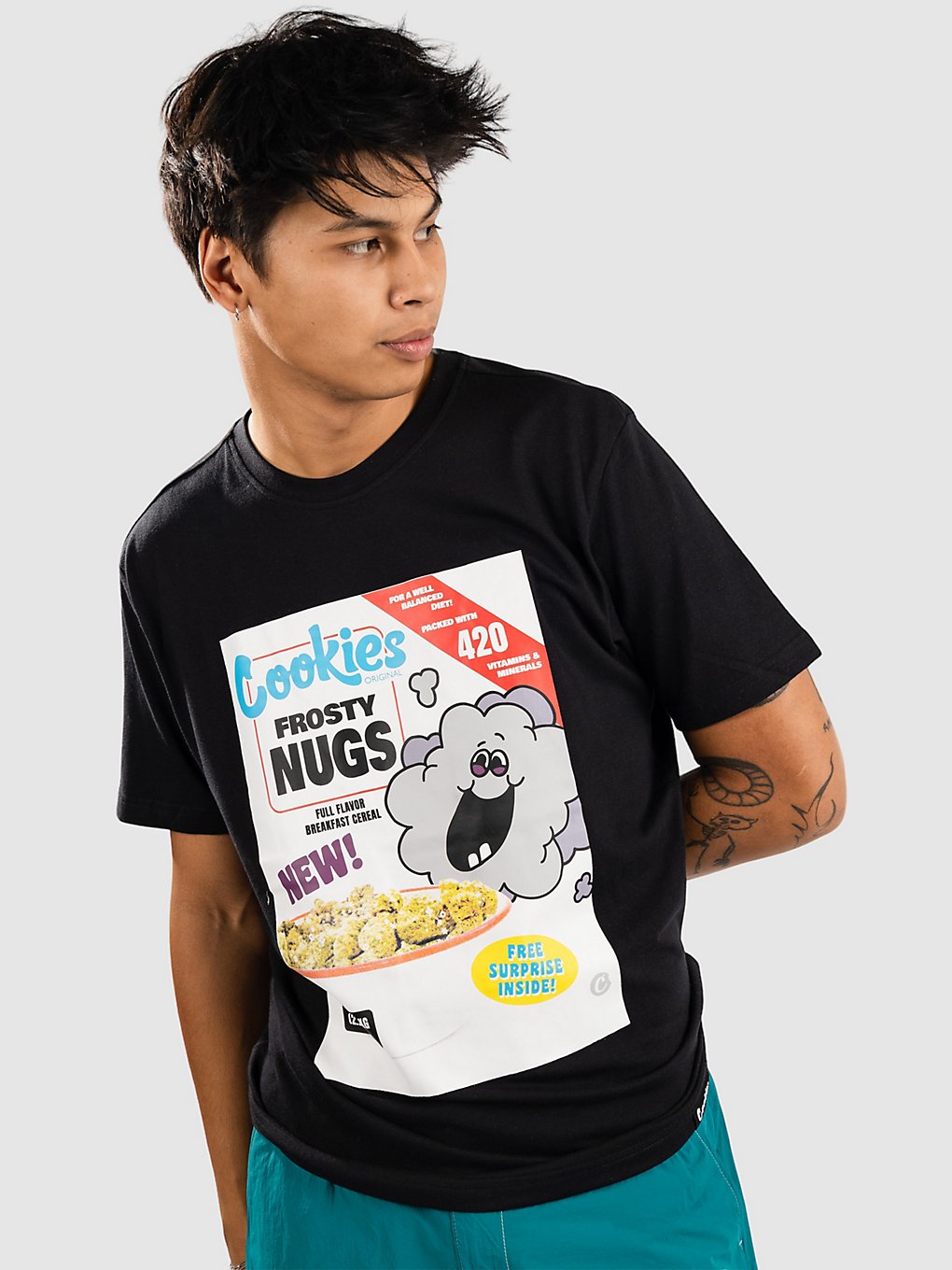 Cookies Frosty Nugs T-Shirt zwart