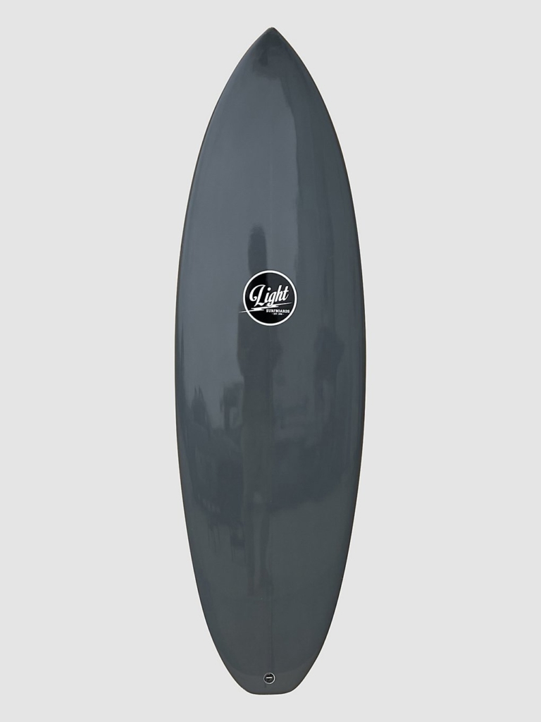 Light River Resin Grey PU Future 5’8 Surfboard patroon