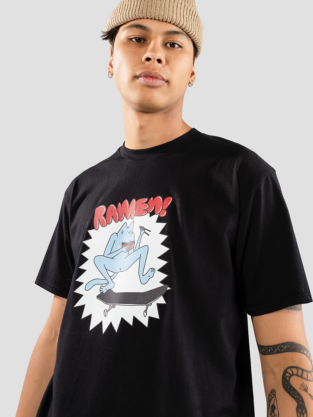 Leon Karssen Ramen T-Shirt zwart