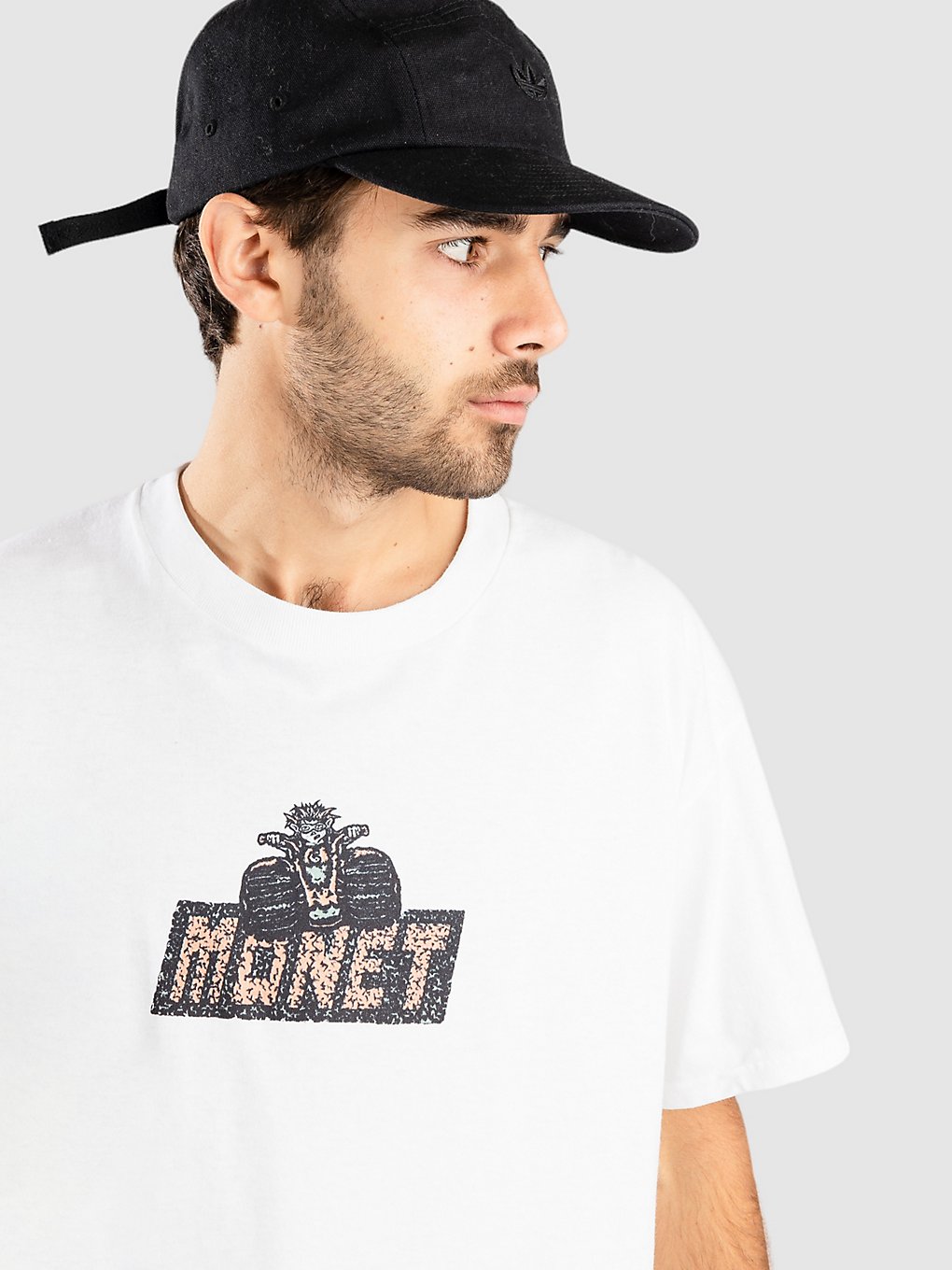 Monet Skateboards All Terrain T-Shirt wit