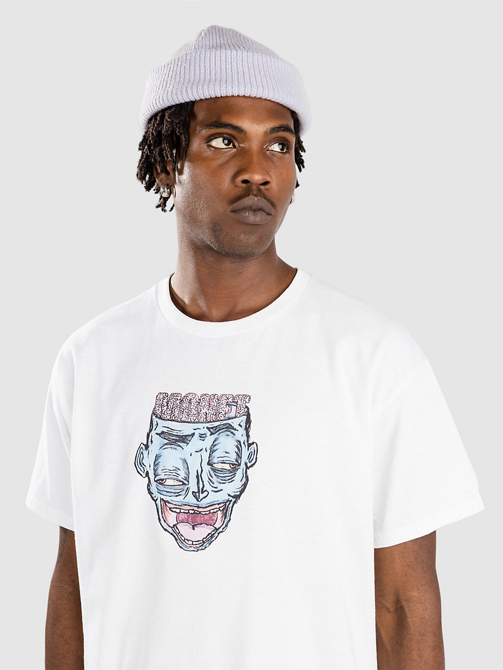 Monet Skateboards Zombie Brain T-Shirt wit