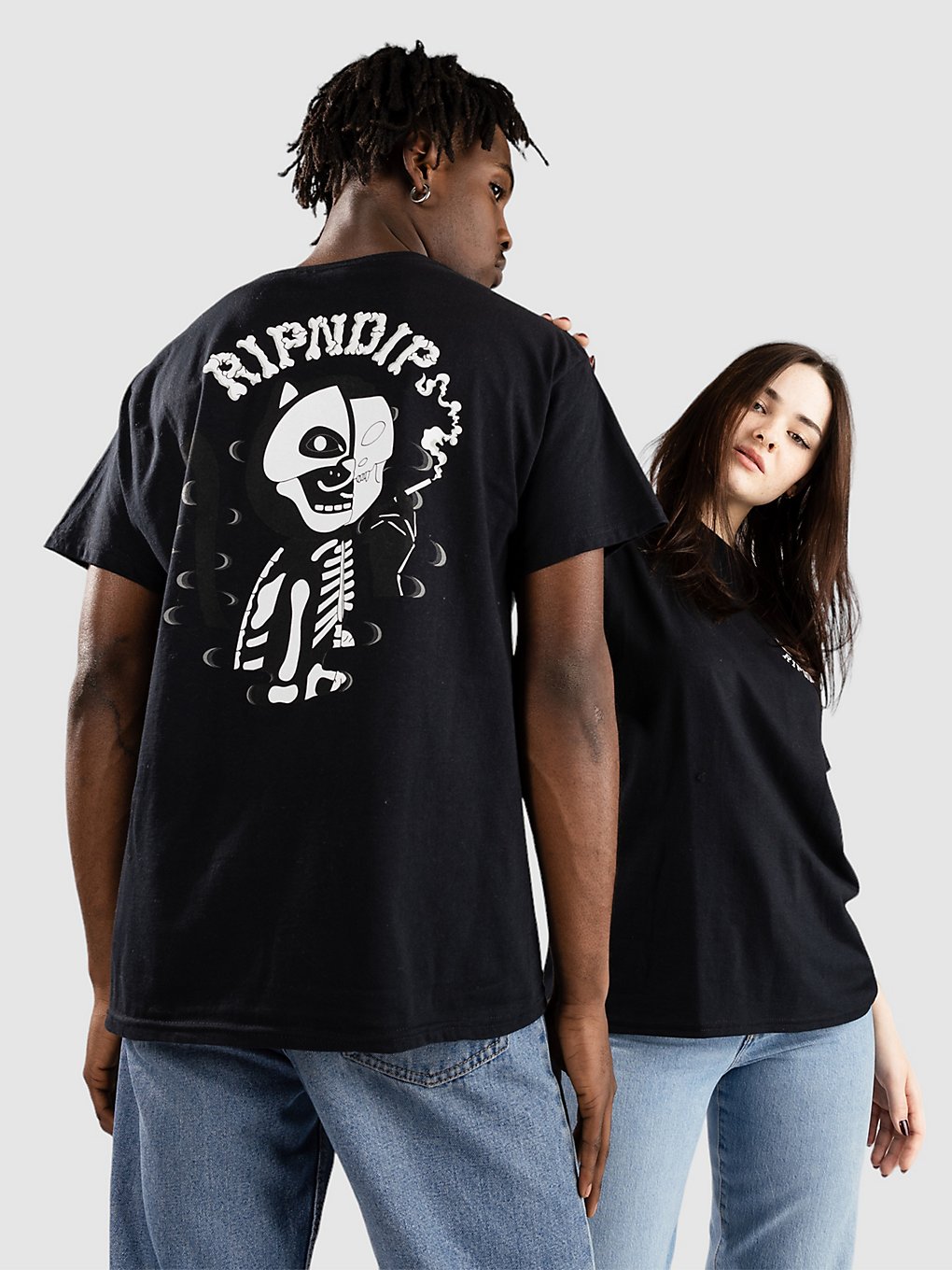 RIPNDIP Skelly Nerm Smokes T-Shirt zwart