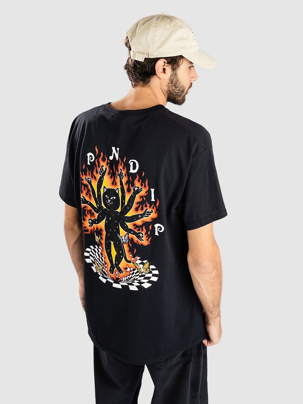 RIPNDIP Illusion Jerm T-Shirt zwart