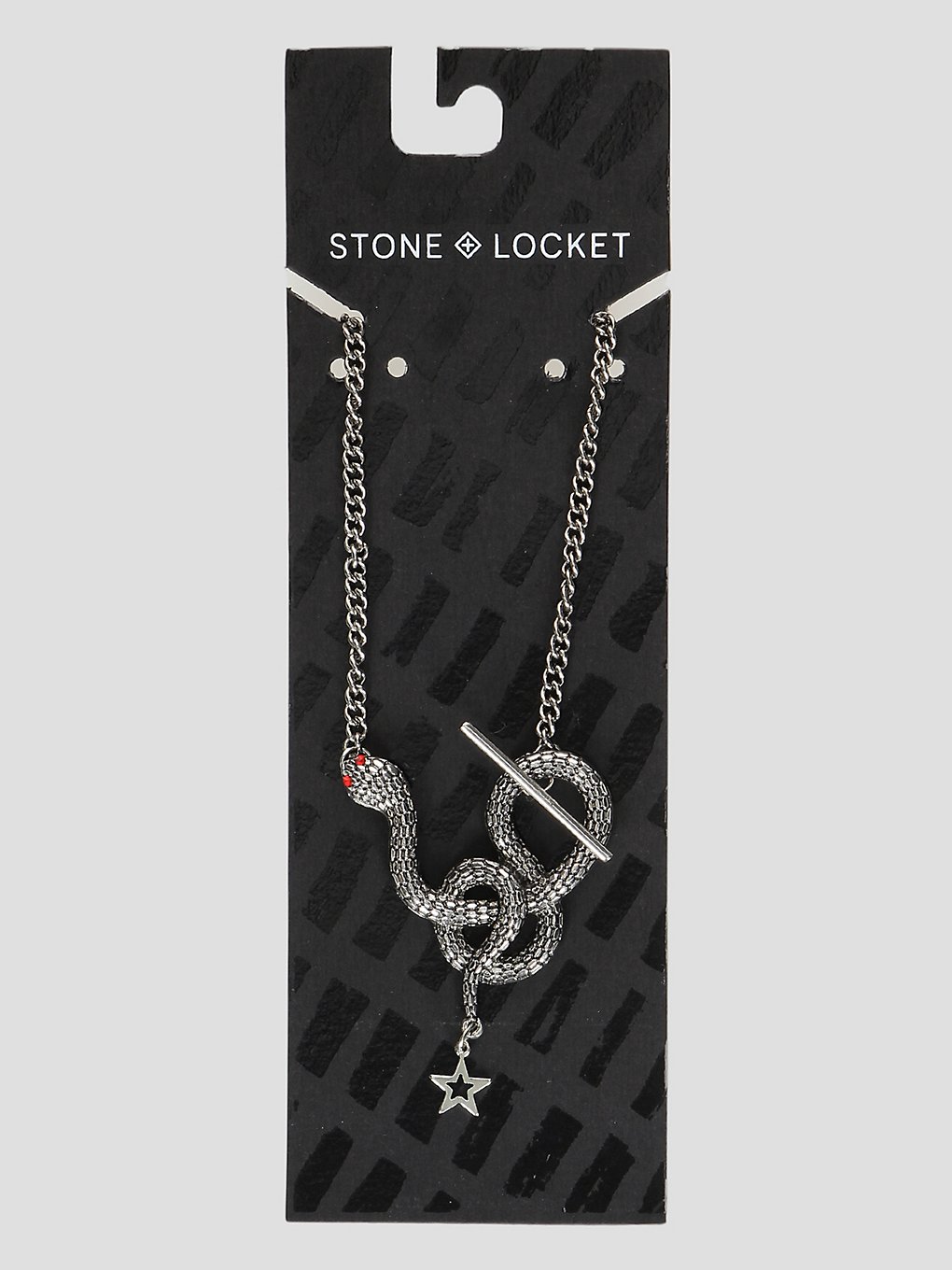 Stone and Locket Snake Bite Ketting patroon