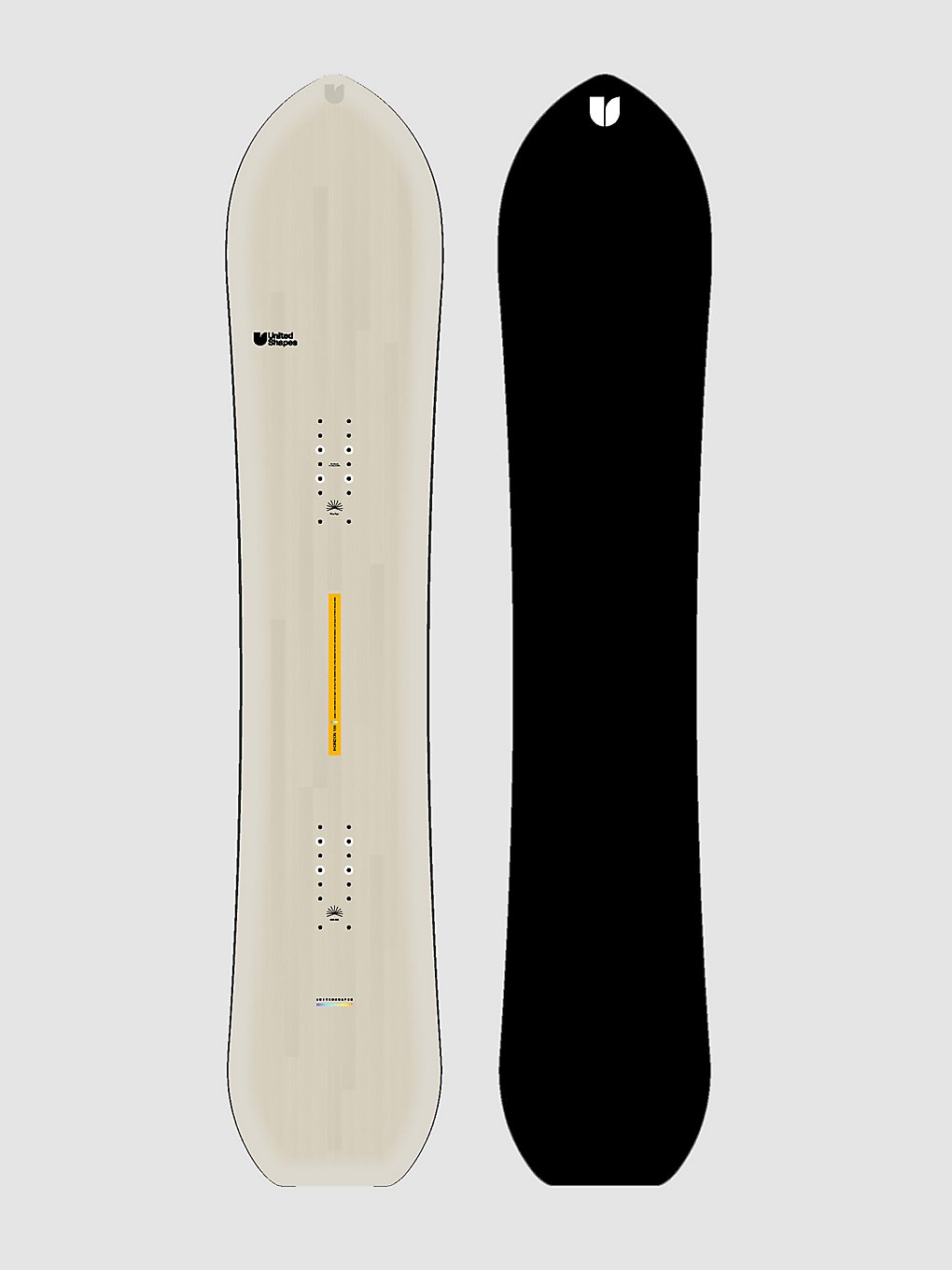 United Shapes Horizon 2024 Snowboard patroon