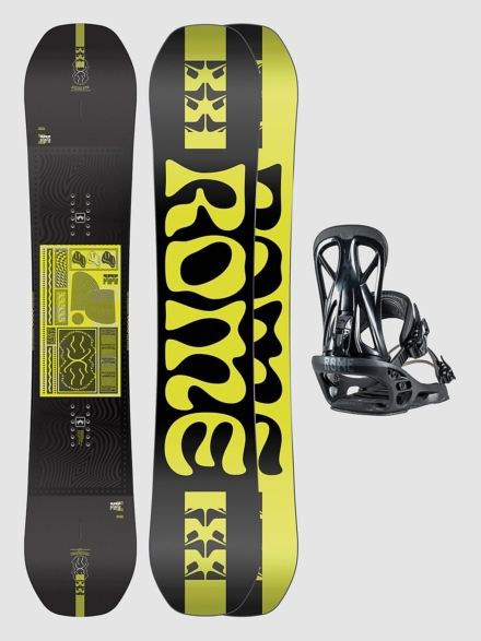 Rome Mechanic + United L 2024 Snowboard set patroon