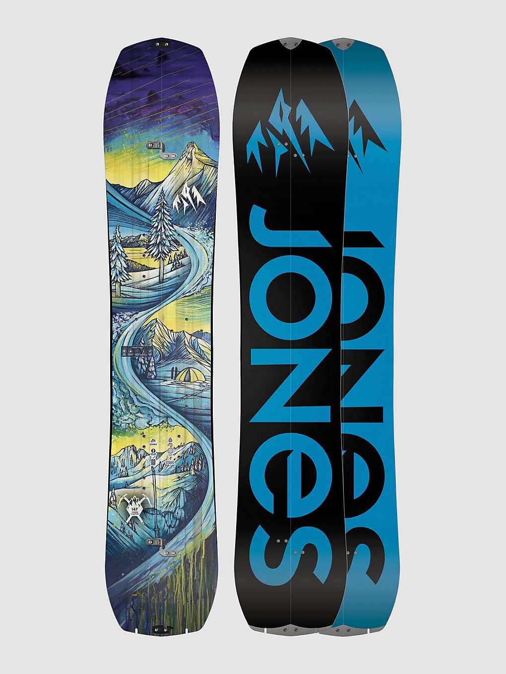 Jones Snowboards Solution 2024 Splitboard blauw
