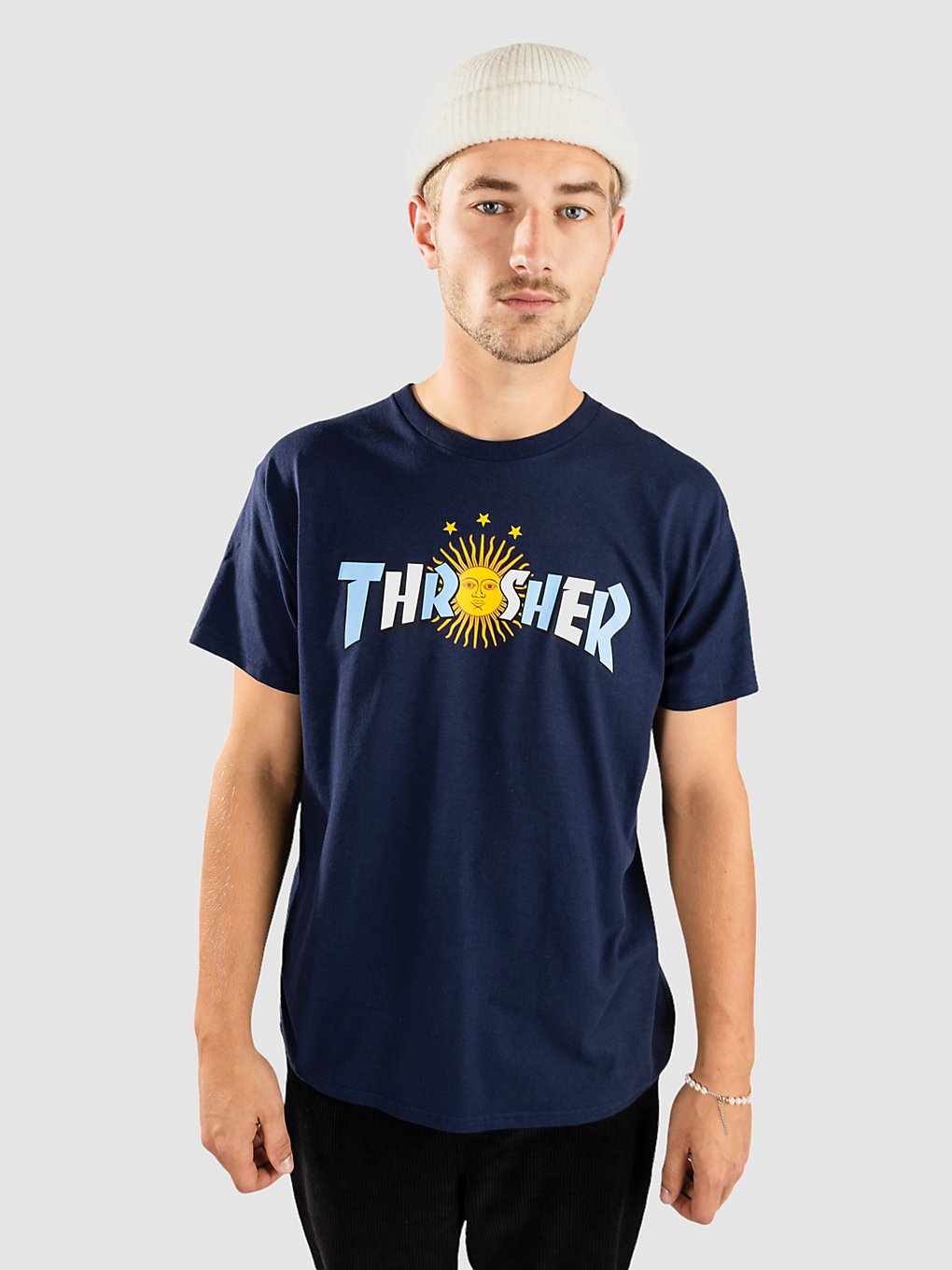 Thrasher Argentina Estrella T-Shirt blauw