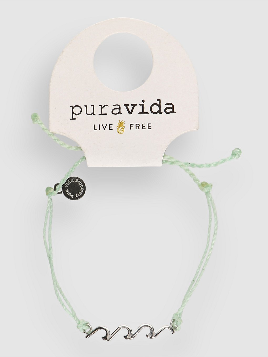 Pura Vida Delicate Wave Silver grijs