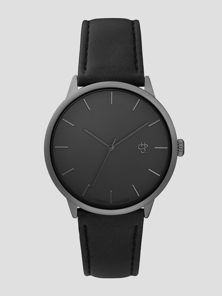 CHPO Khorshid Betong Horloge zwart