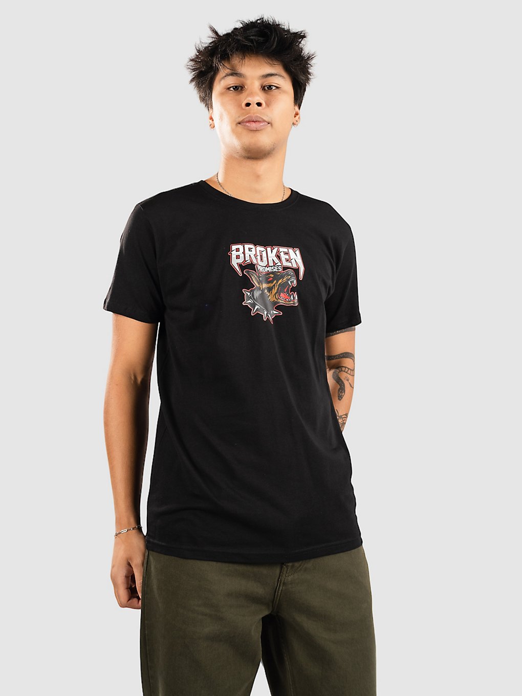 Broken Promises Big Bark T-Shirt zwart