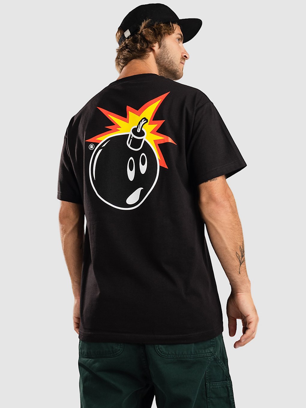 Adam Bomb T-Shirt zwart