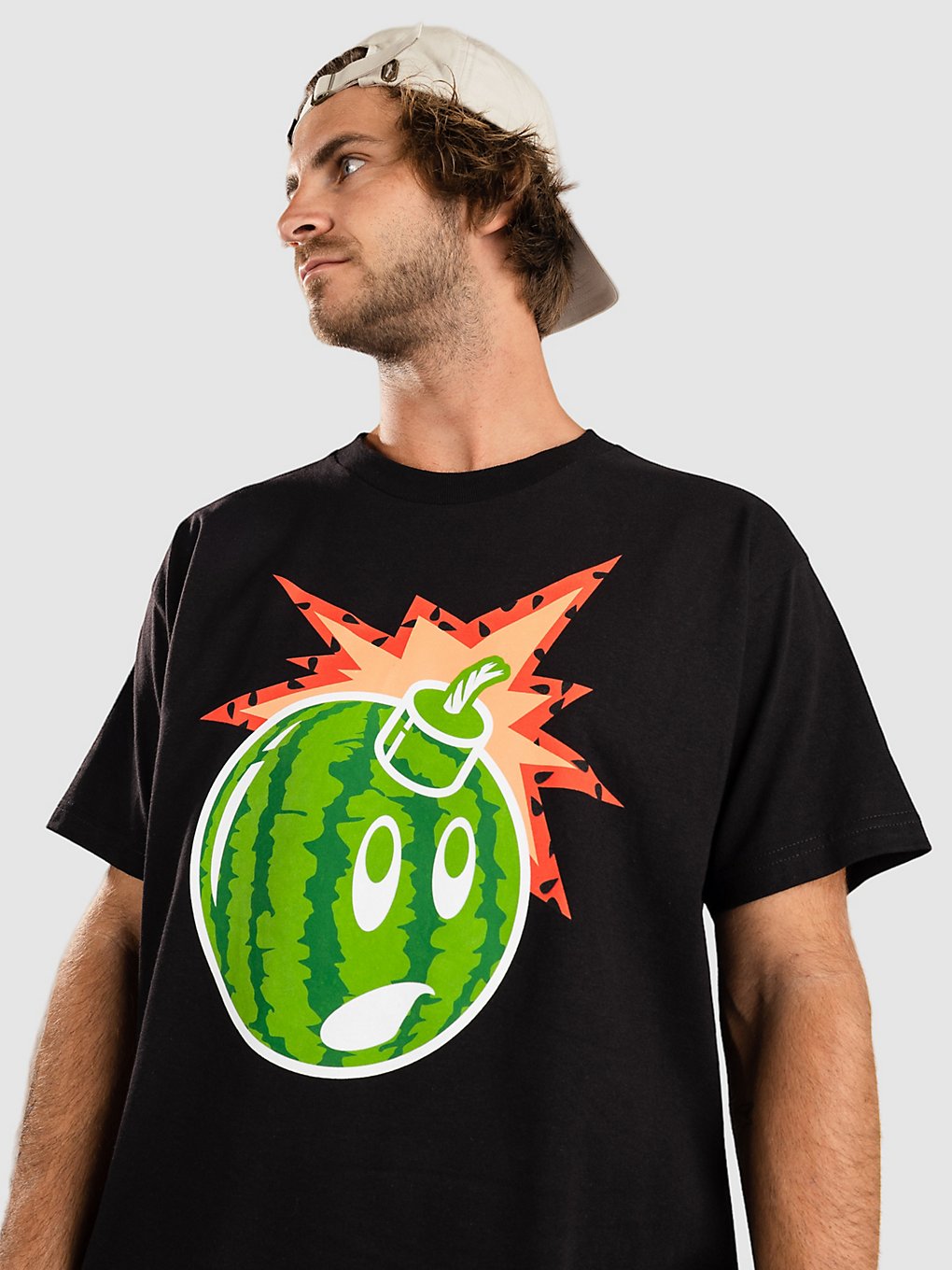 Adam Bomb Watermelon T-Shirt zwart