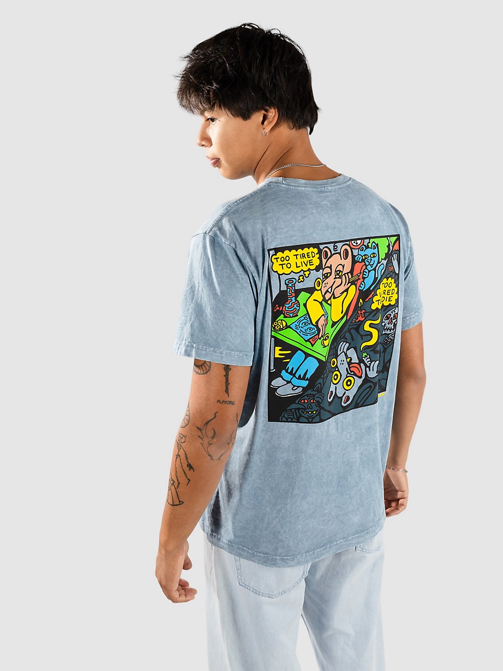 Killer Acid Duality Ice T-Shirt blauw