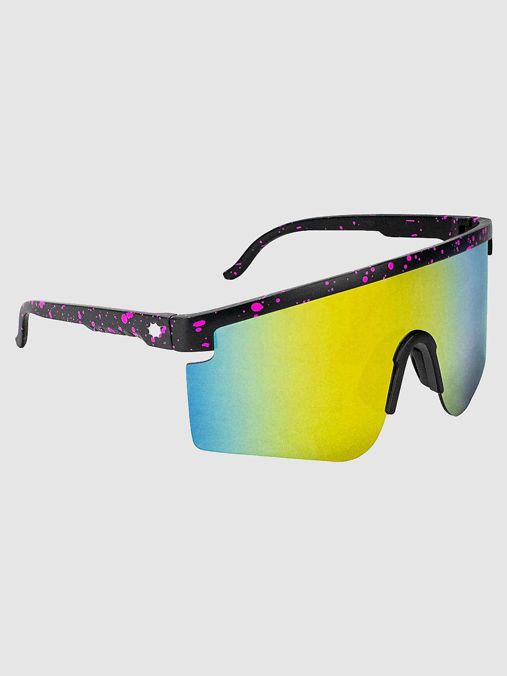Glassy Mojave Polarized zwart/Pink Splat Zonnebril zwart