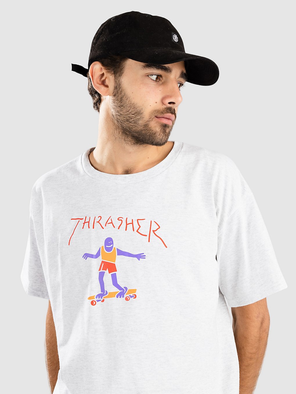 Thrasher Gonz Fill T-Shirt grijs