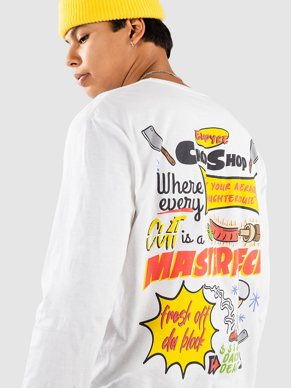 Empyre Chop Shop Longsleeve wit