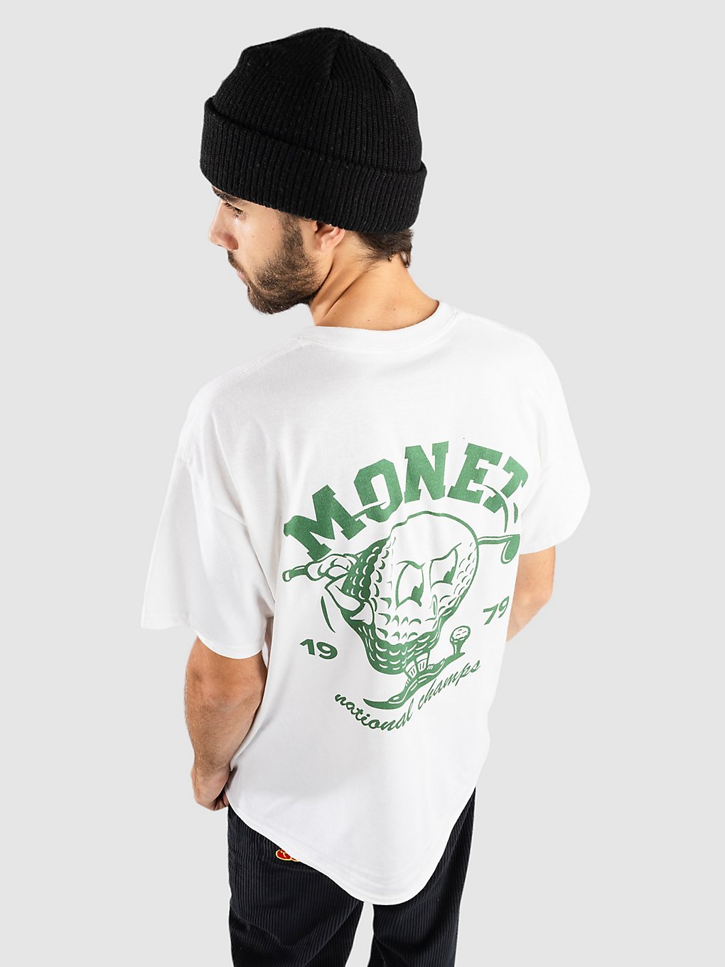 Monet Skateboards Big Swing T-Shirt wit