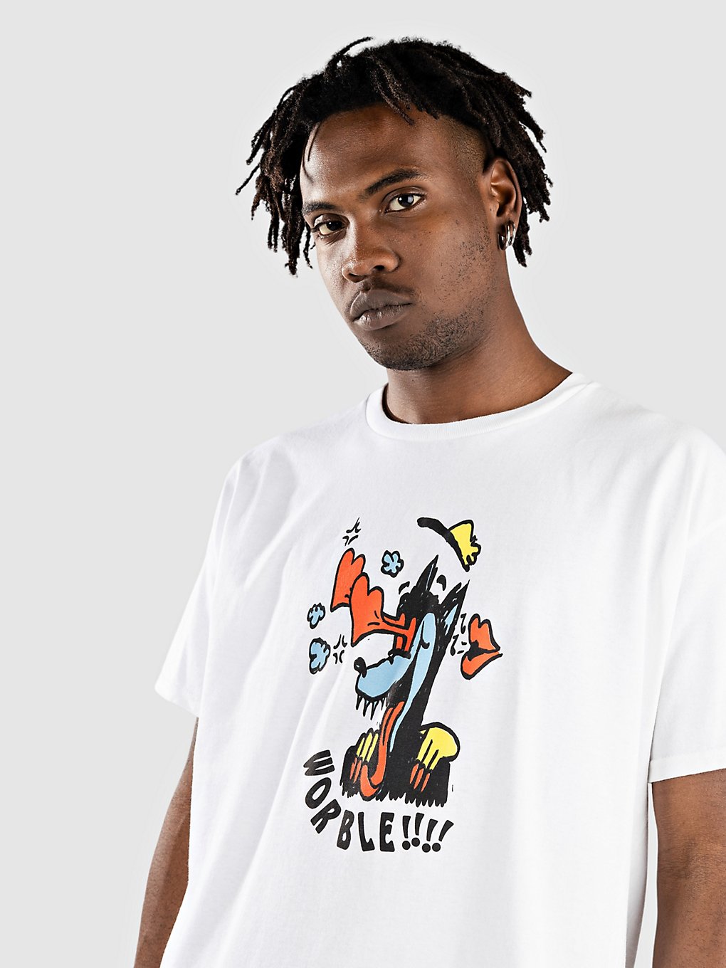 Worble Awooga T-Shirt wit
