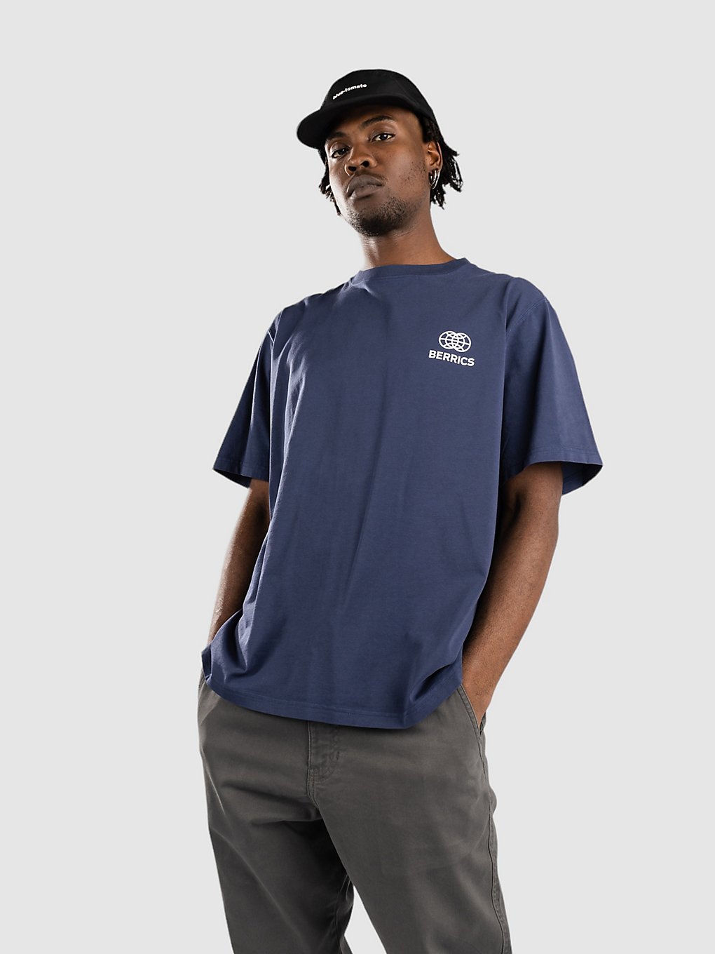 Berrics Triple Globe T-Shirt blauw