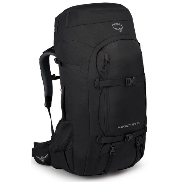 Osprey Farpoint Trek 75l travelpack backpack heren zwart