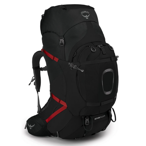 Osprey Aether Plus 85l backpack heren zwart