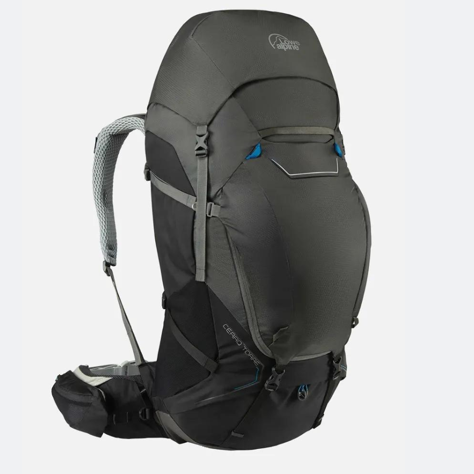 Lowe Alpine Cerro Torre 100:120l backpack heren zwart / Greyhound