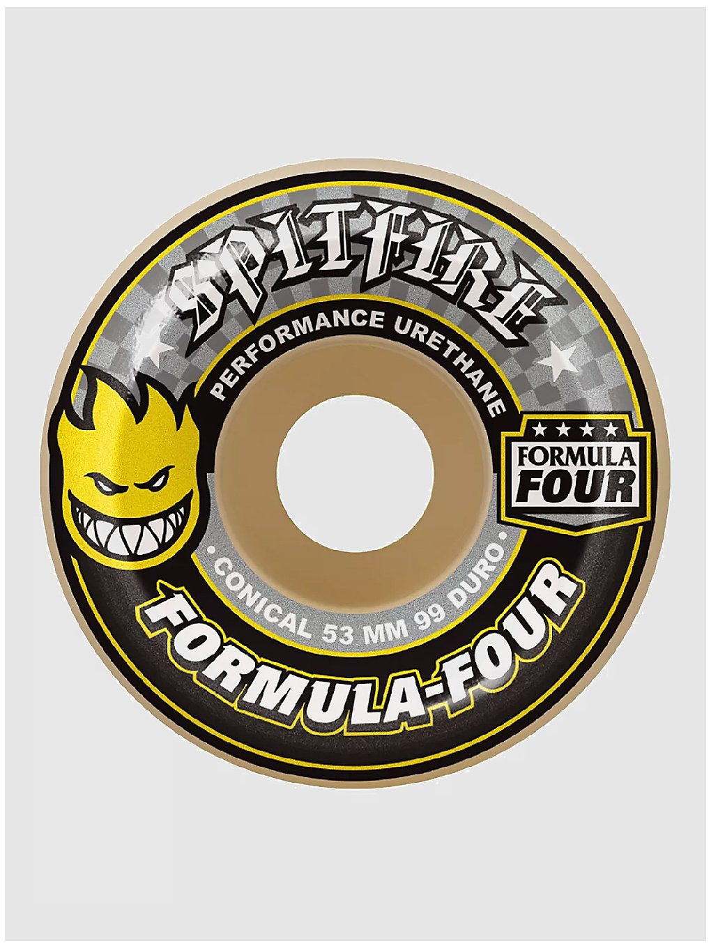 Spitfire Formula 4 99D Conical II 54mm Wielen geel