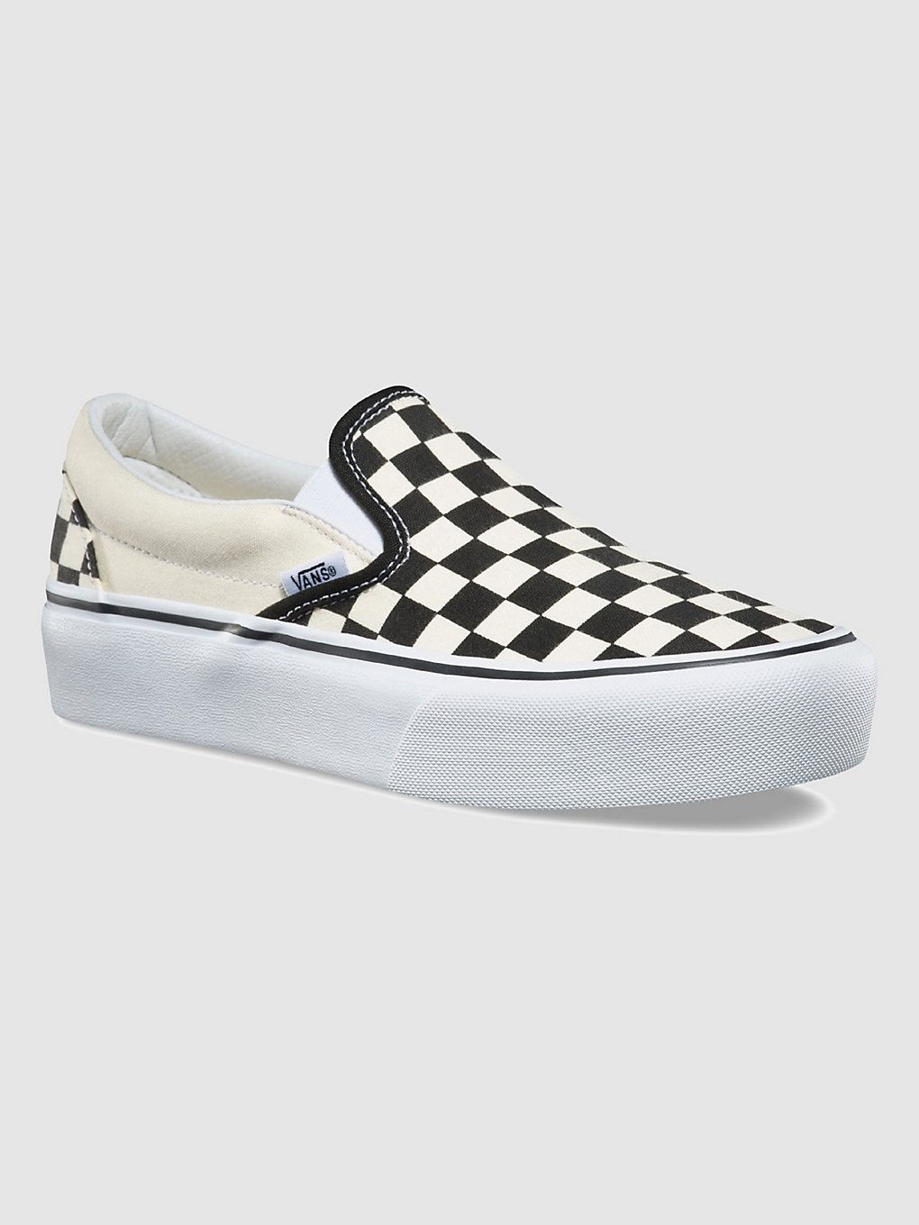 Vans Checkerboard Classic Platform Slip-Ons patroon