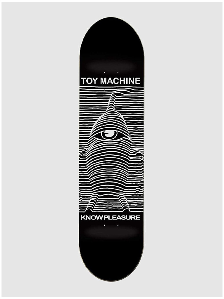 Toy Machine Toy Division 8″ Skateboard deck zwart