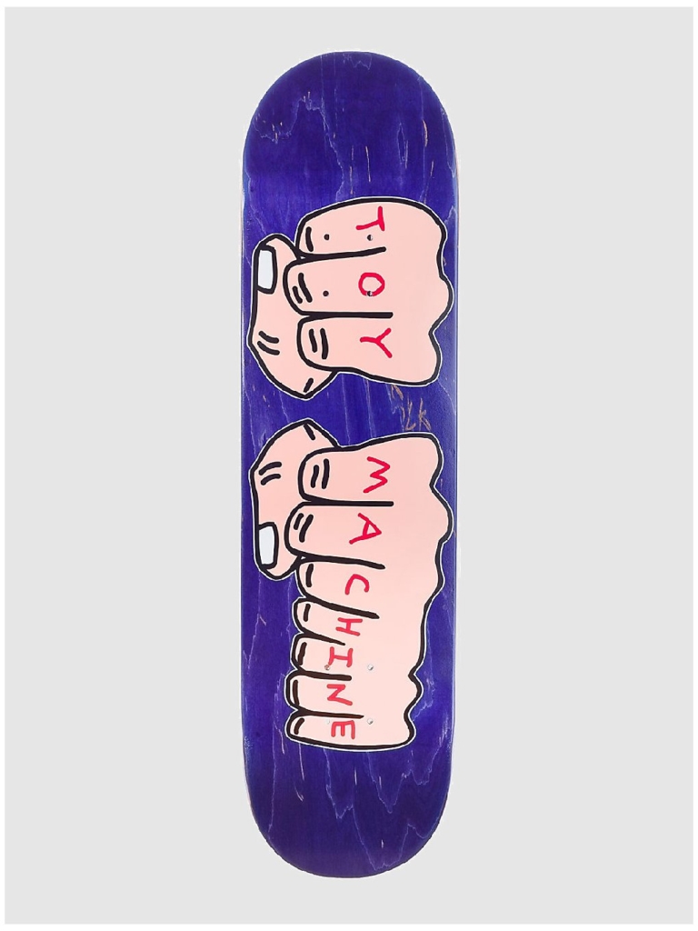 Toy Machine Fists 8.25″ Skateboard deck bruin