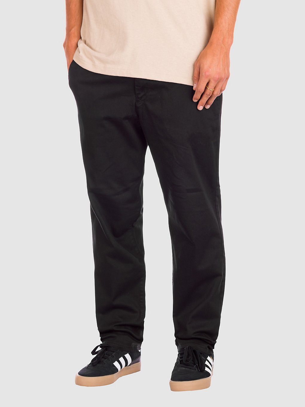 REELL Regular Flex Chino Broek zwart