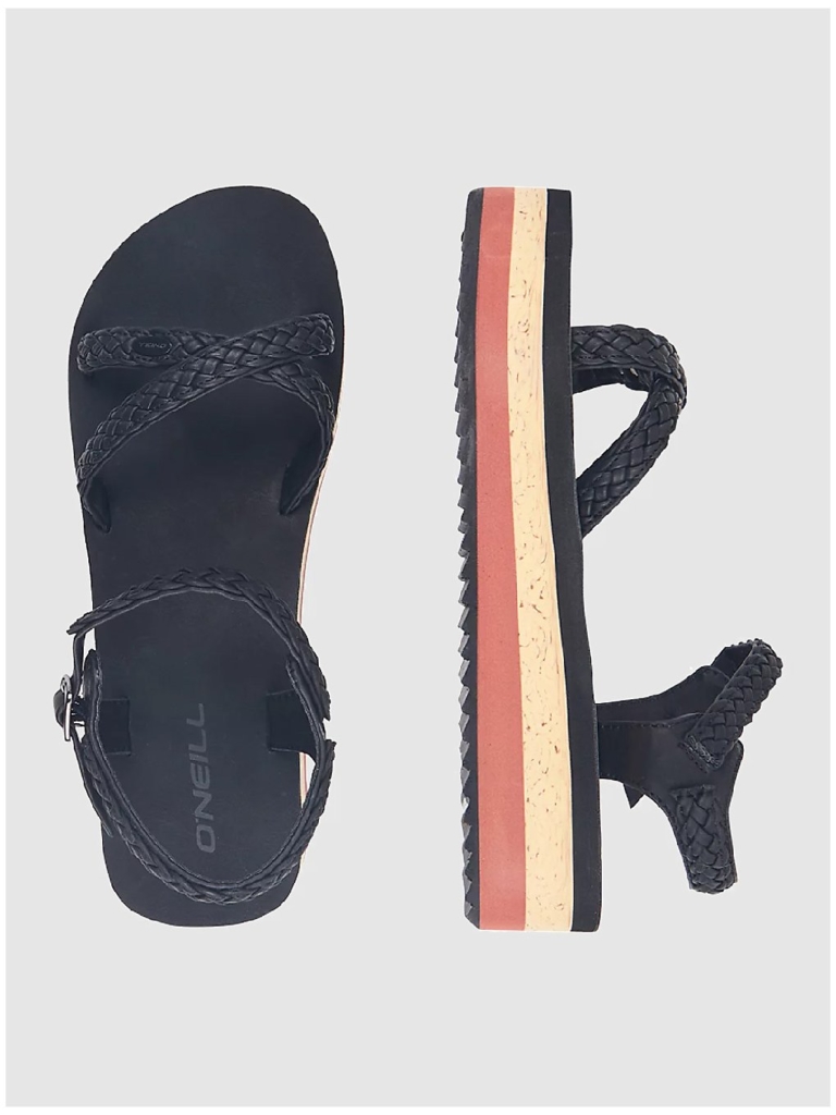 O’Neill Batida Platform Sandalen zwart