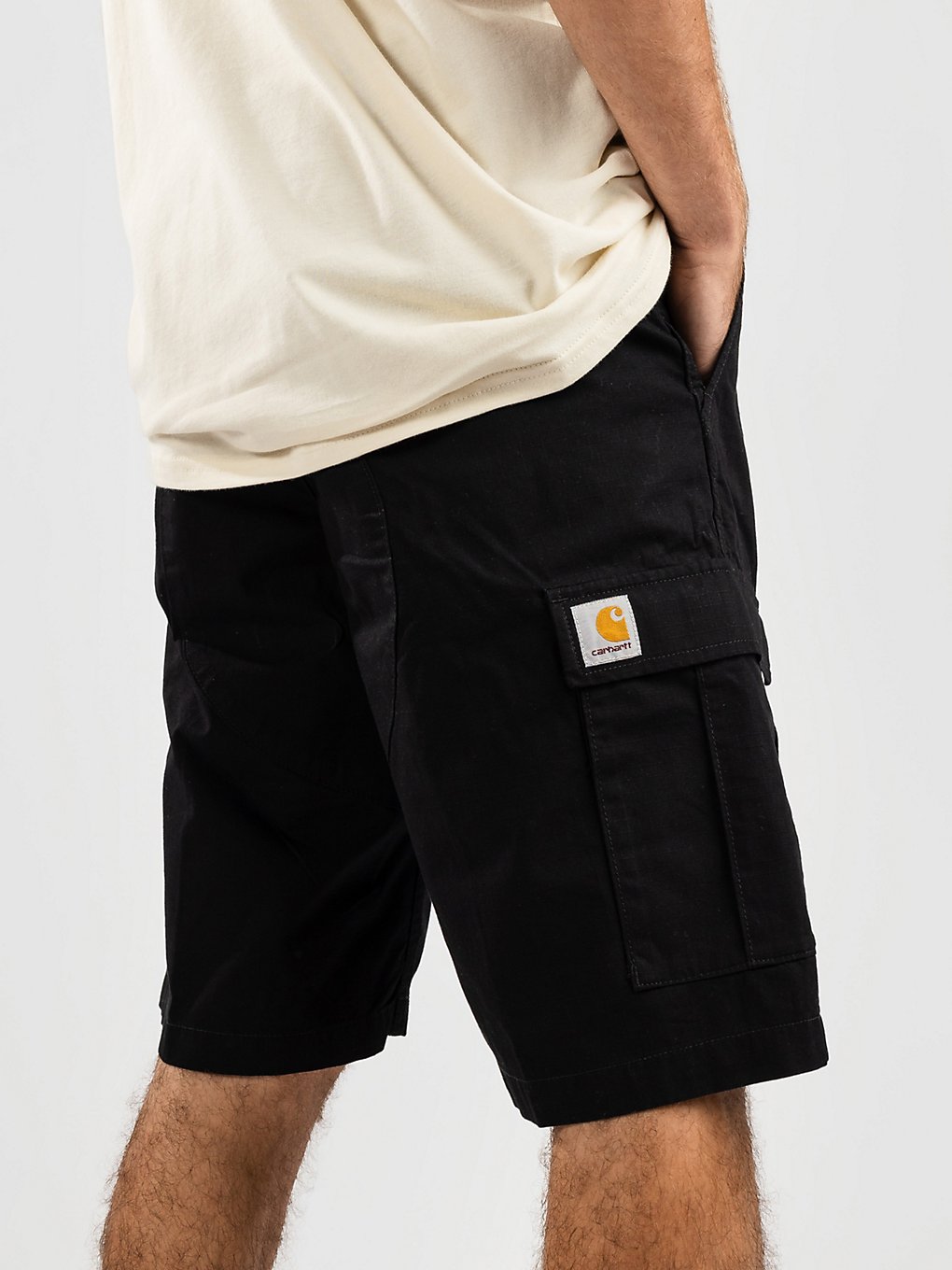 Carhartt WIP Aviation Korte broek zwart