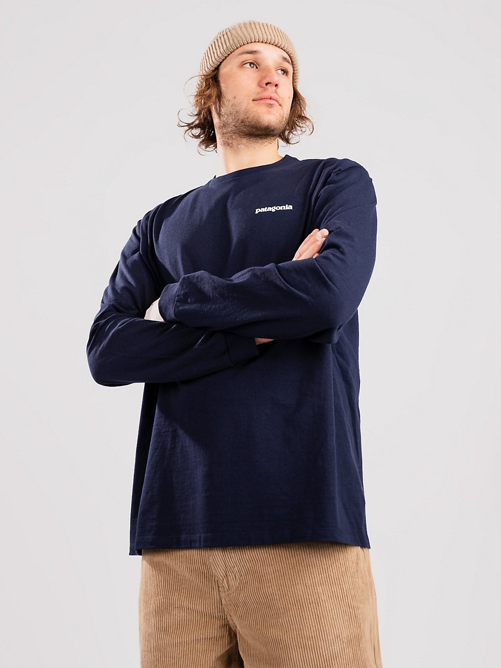 Patagonia P-6 Logo Responsibili Longsleeve blauw