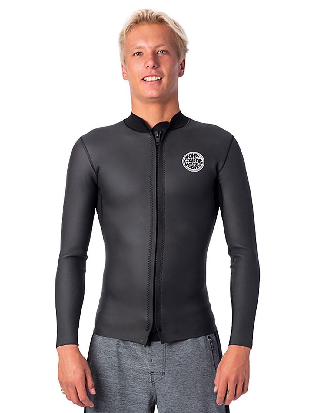 Rip Curl Dawn Patrol 1.5 Full Zip Neopreen jas zwart