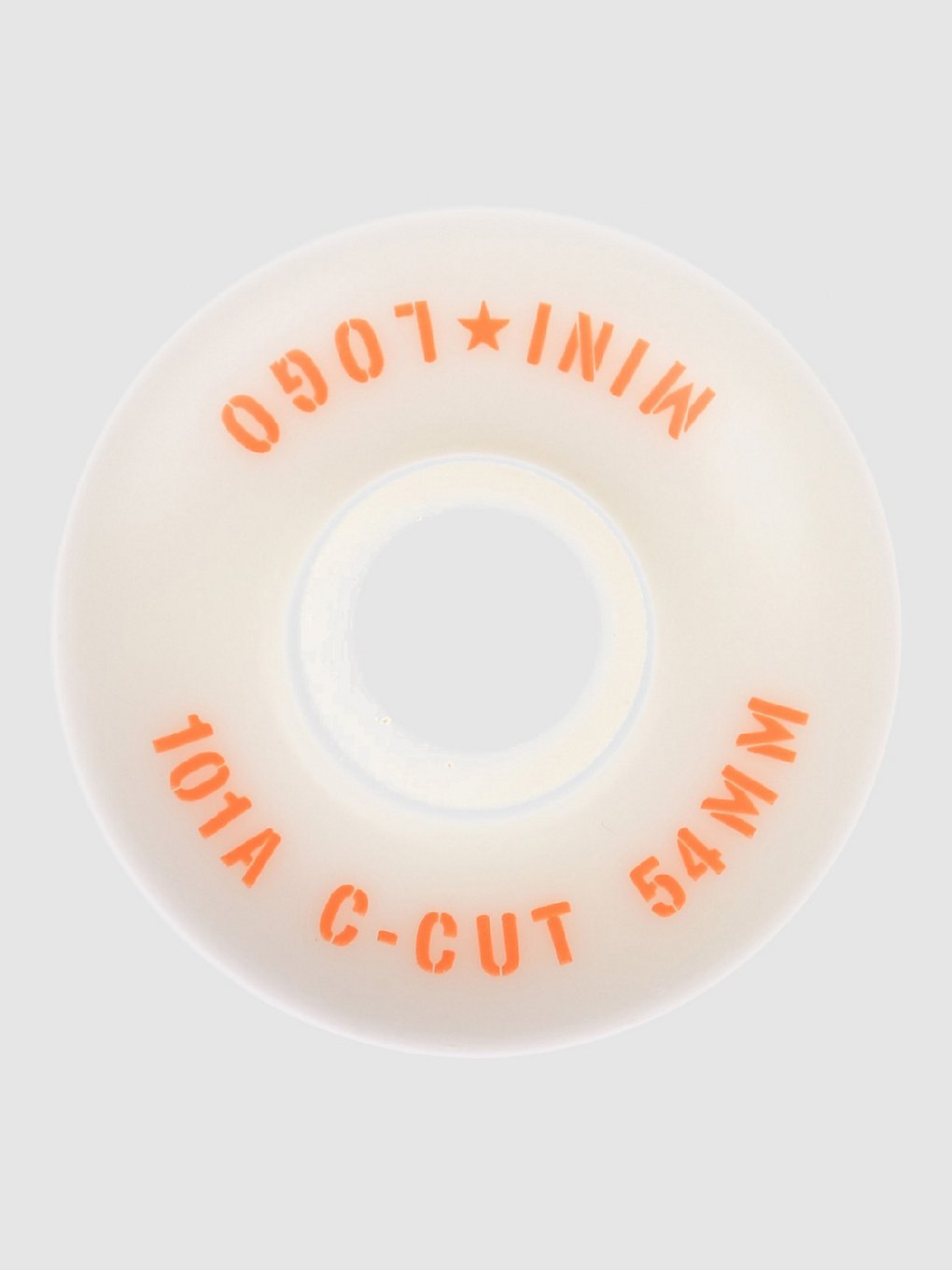 Mini Logo C-Cut #3 101A 54mm Wielen wit