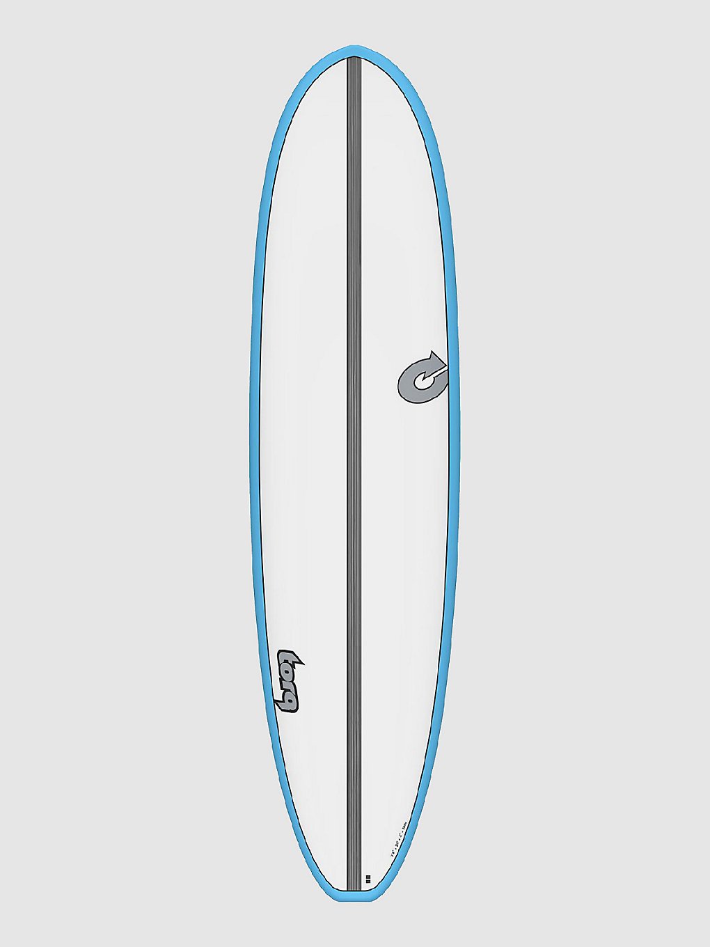 Torq Epoxy TET VP Fun Carbon 7'4 Surfboard blauw