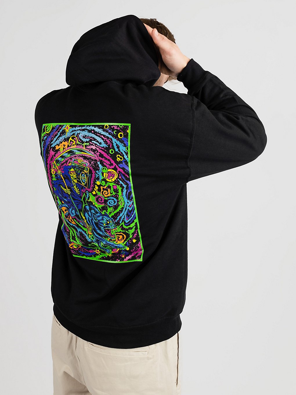 A.Lab Demented Reaper Hoodie zwart