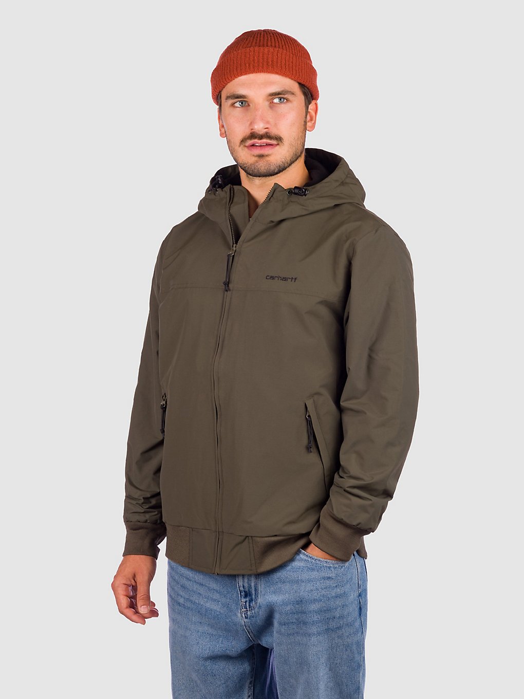 Carhartt WIP Hooded Sail Jas groen