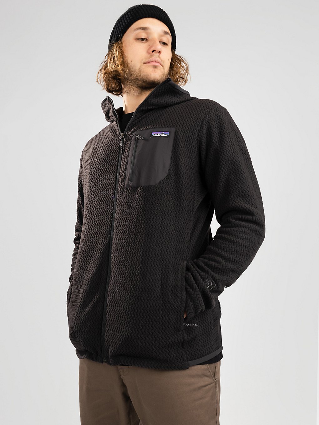 Patagonia R1 Air Full Zip Hoodie zwart