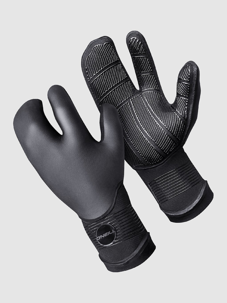 O’Neill Psycho Tech 5mm Lobster Neoprene Handschoenen zwart