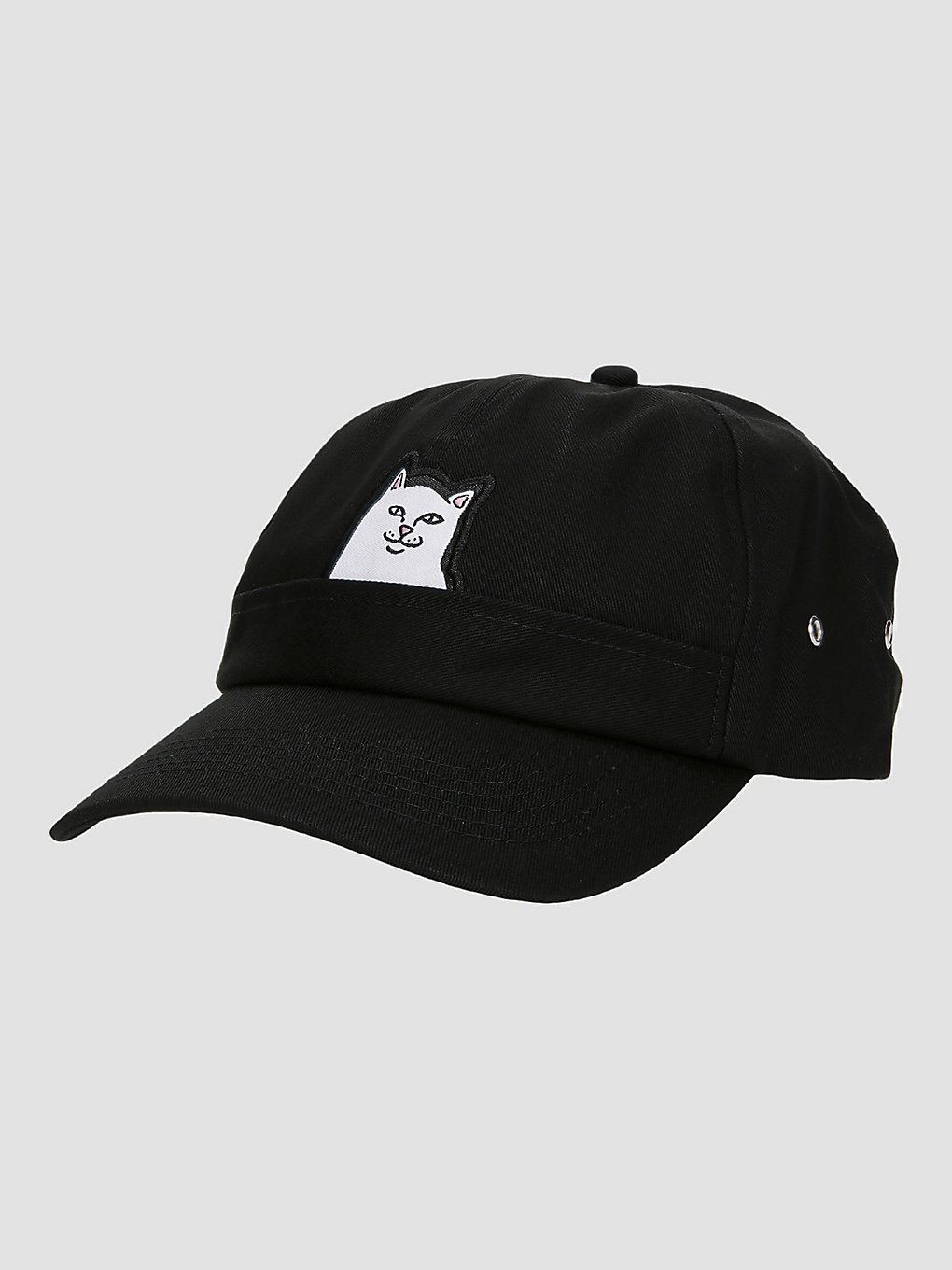 RIPNDIP Lord Nermal Pocket 6 Panel petje zwart