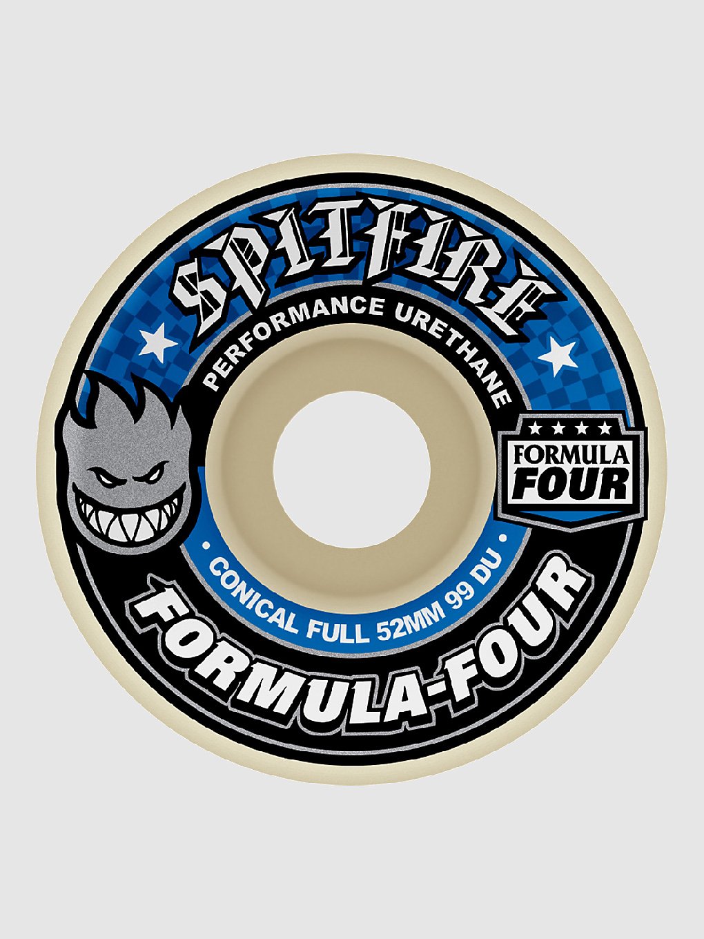 Spitfire Formula 4 99D Conical Full 53mm Wielen wit