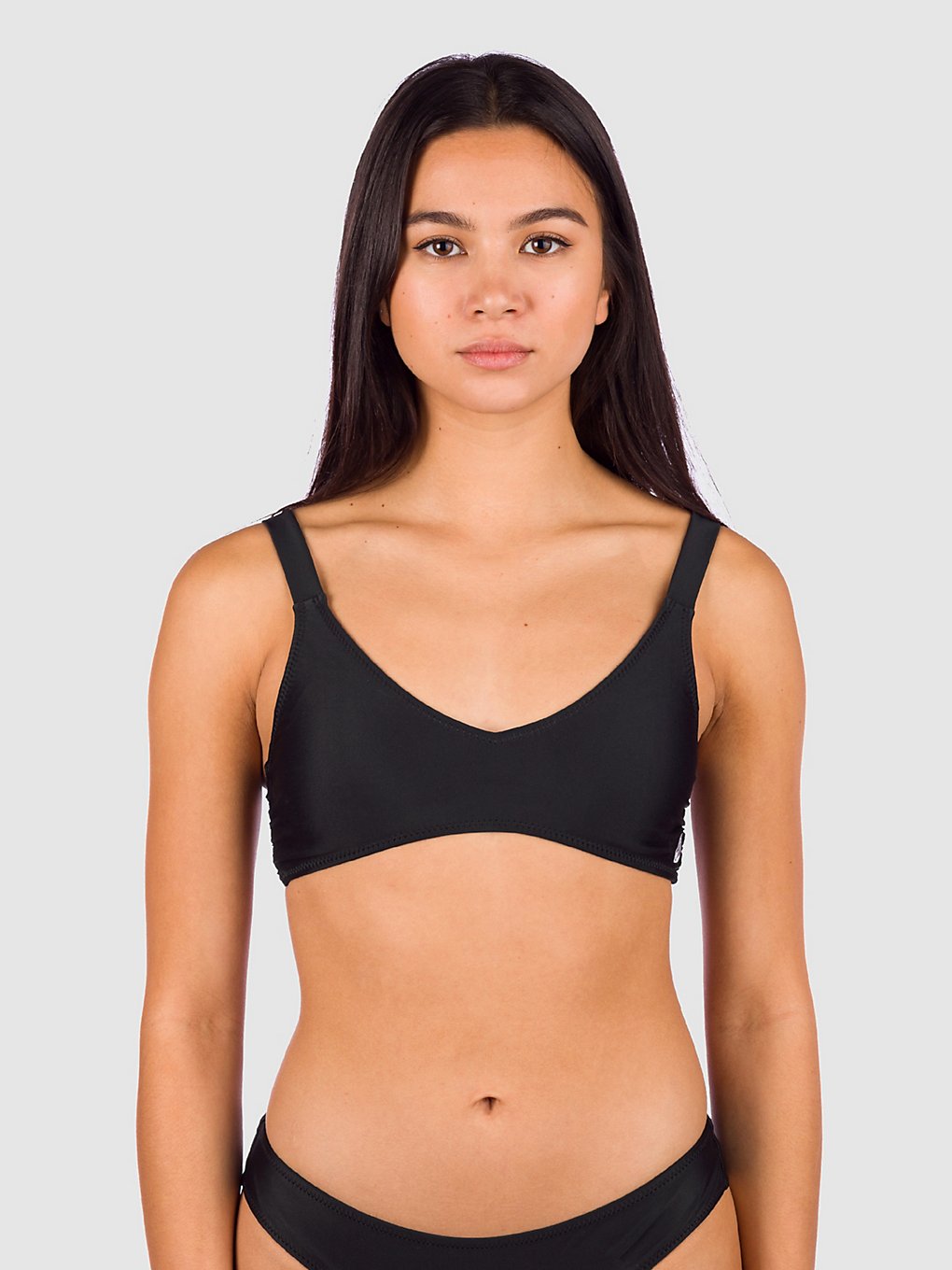 Volcom Simply Solid Vneck Bikini top zwart