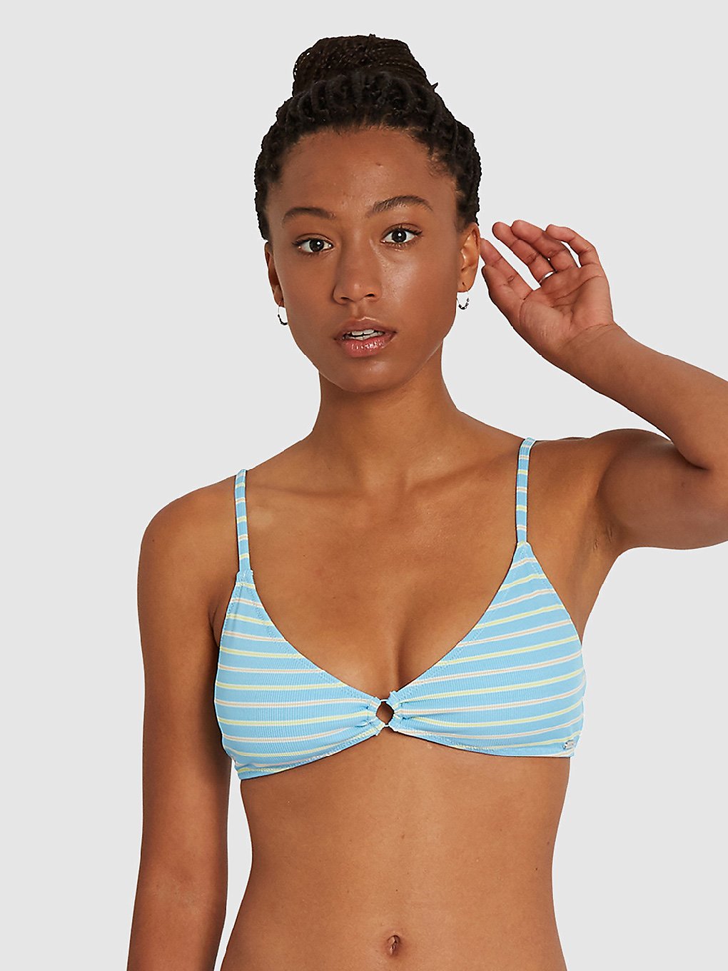 Volcom Next In Line Vneck Bikini top blauw