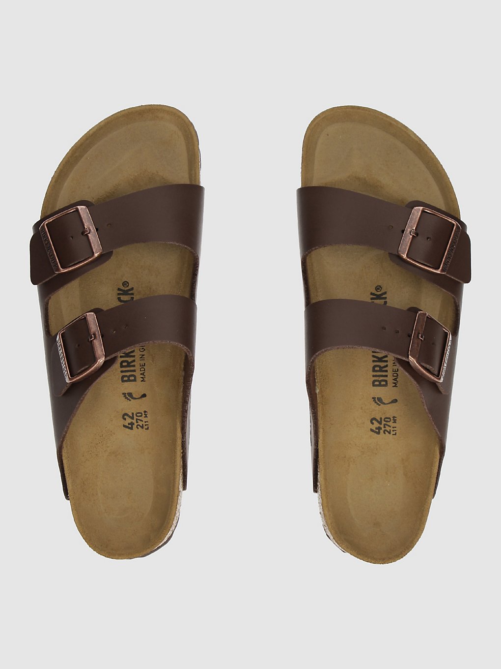 Birkenstock Arizona Sandalen bruin