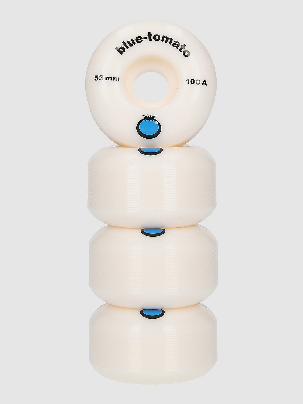 Blue Tomato Logo 100a 53mm Wielen wit