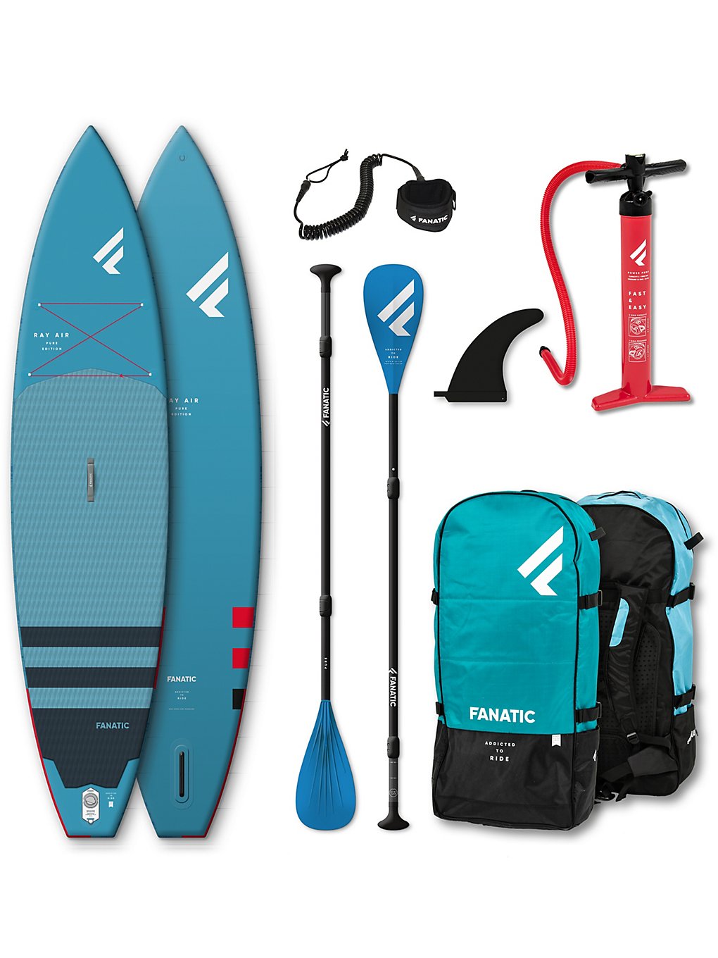 Fanatic Ray Air Package Pure/11'6 Sup board patroon