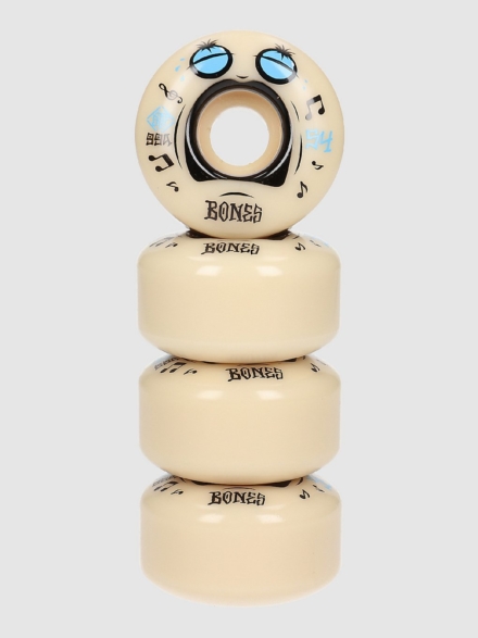 Bones Wheels X Blue Tomato STF V1 Standard 99A 54mm Wielen wit